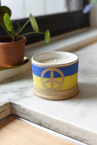 Peace for Ukraine Charity Candle