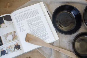 Nesting Baking Set - Black Glaze on Natural Clay Body