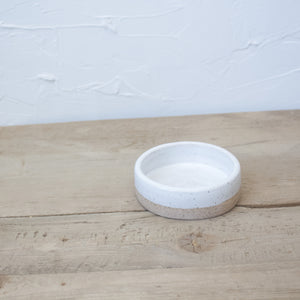 Ceramic Wine Bottle Coaster - White Glaze