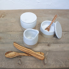 Load image into Gallery viewer, Ultimate Kitchen Trio - White Glaze on Natural Clay Body
