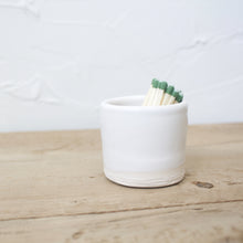 Load image into Gallery viewer, Ceramic Match Striker - White Glaze on White Clay Body
