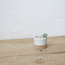 Load image into Gallery viewer, Ceramic Match Striker - White Glaze on Natural Clay Body
