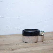 Load image into Gallery viewer, Match Striker Candle - 8 oz. Single Wick - Black Glaze on Natural Clay Body
